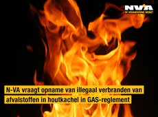 N-VA Heusden-Zolder vraagt opname van illegaal verbranden van afvalstoffen in houtkachel in GAS-reglement