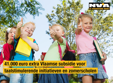 41.000 euro extra Vlaamse subsidie voor taalstimulerende initiatieven en zomerscholen