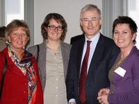 Ann Leyssens Lies Jans Geert Bourgeois en Anita Dekkers